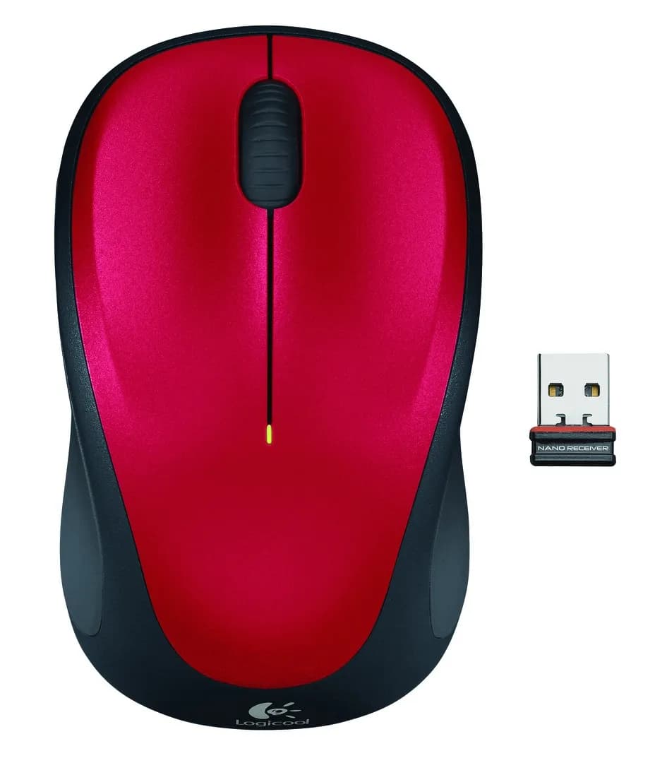 Logitech M235 -langaton hiiri, punainen