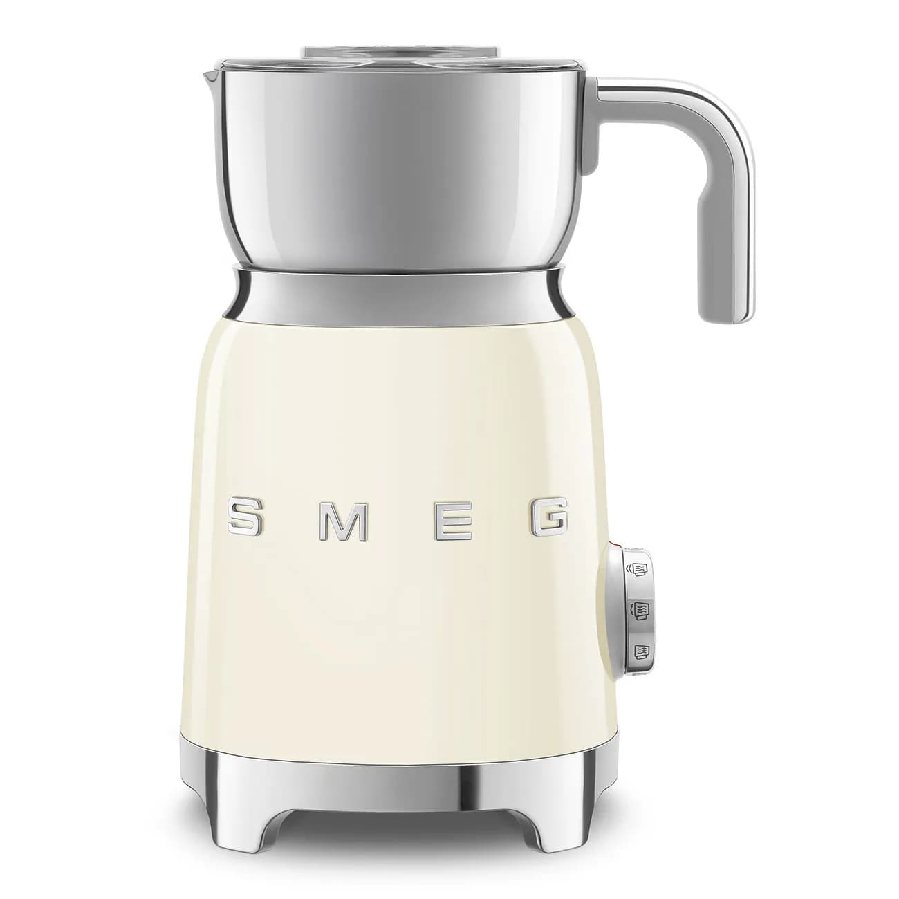 Smeg 50's Style induktiomaitovaahdotin, kermanvalkoinen – SMEG