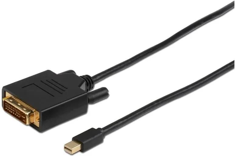 MicroConnect Mini DisplayPort – DVI-kaapeli, 2 m, musta
