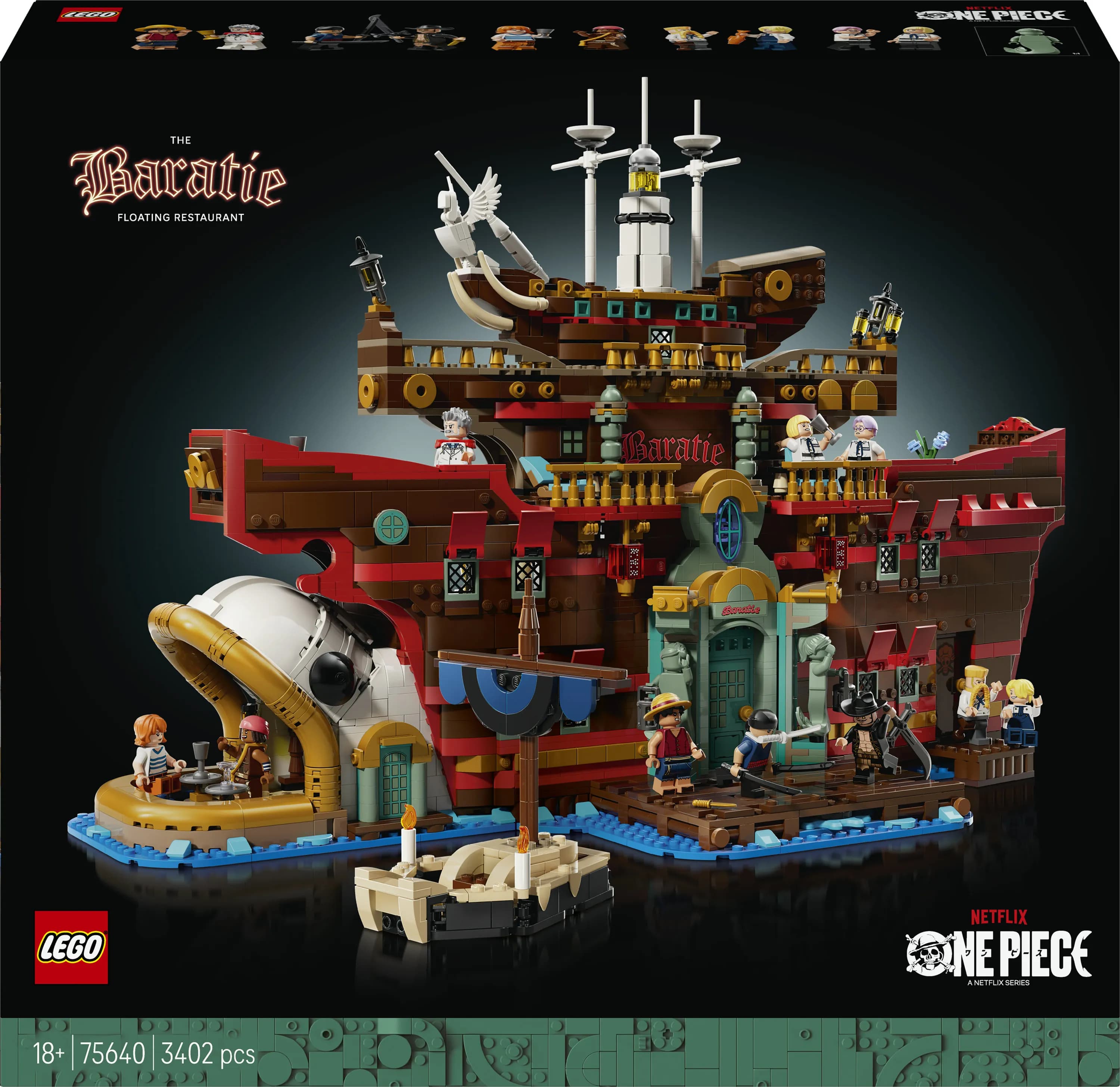 LEGO One Piece Kelluva ravintola Baratie 75640 – LEGO