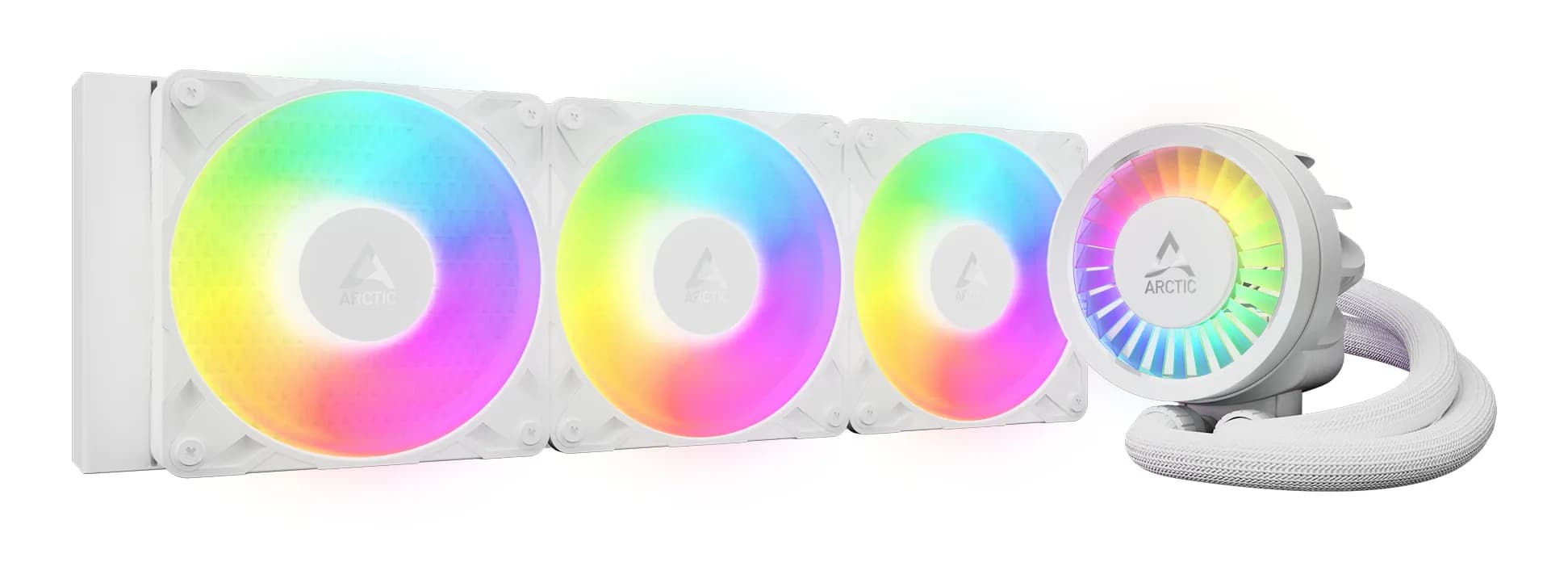 Arctic Liquid Freezer III Pro 360mm ARGB -nestejäähdytin, valkoinen