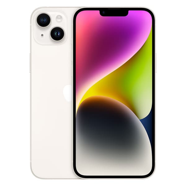 Kunnostettu iPhone 14 Pro 128 Gt, tähtivalkea (Hyvä kunto)