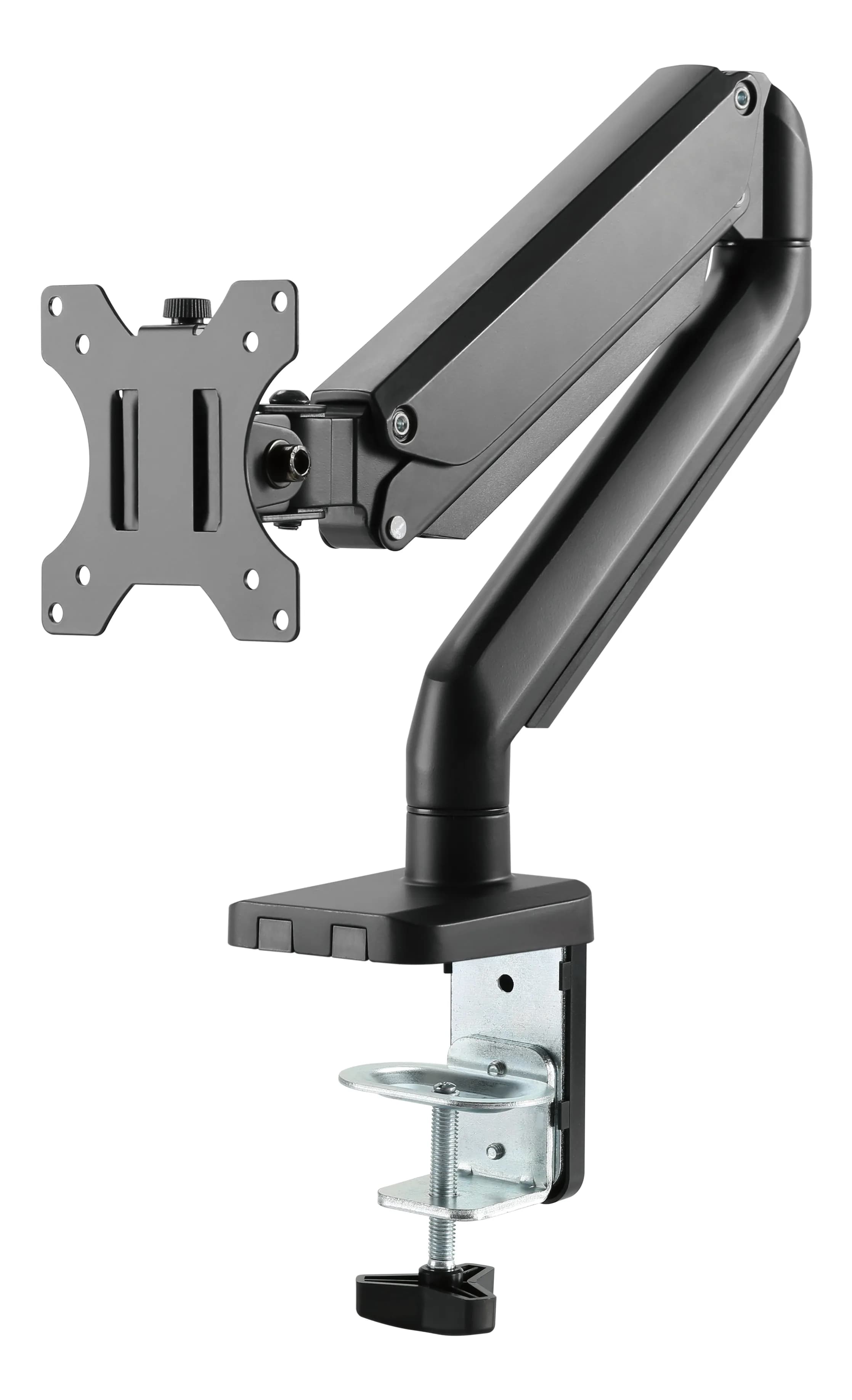 DELTACO Office ARM-0350-monitorivarsi yhdelle näytölle 17-32", kaasujousella, 8 kg, musta