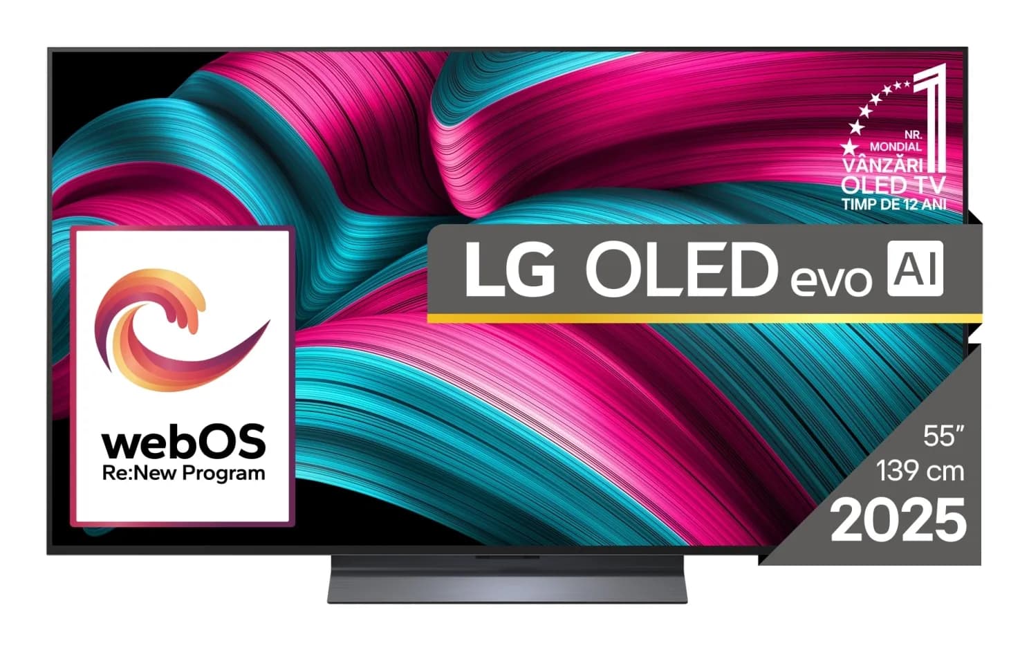 LG OLED55C51LA 55" 4K OLED webOS TV, 144 Hz, Dolby Vision – LG