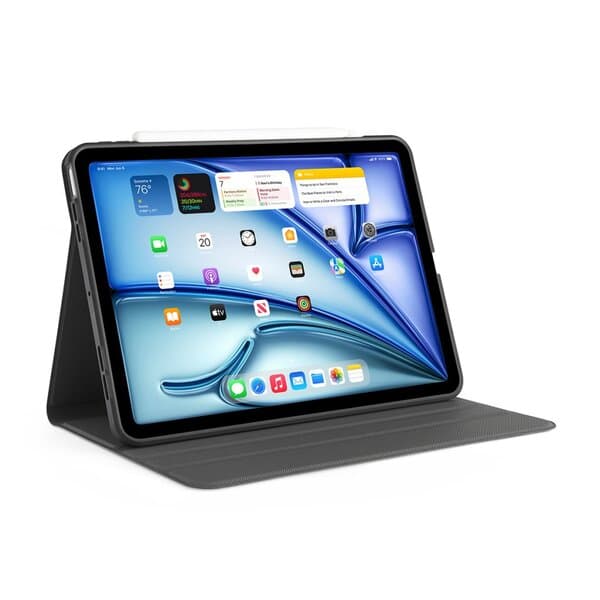 Pipetto iPad Air 13" Origami No5 Rotating Folio -kotelo, musta