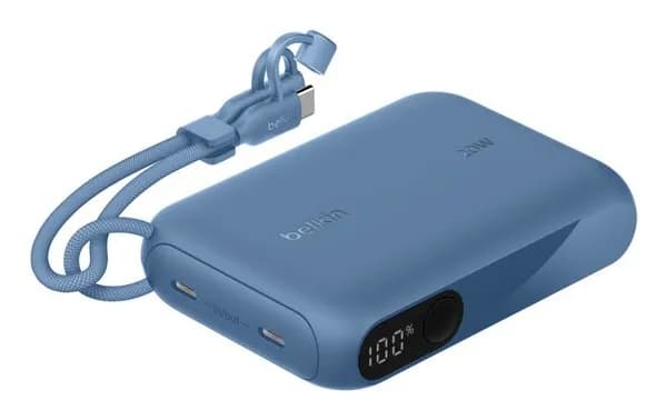 10k PD20W Pwr Bank w Display Blue