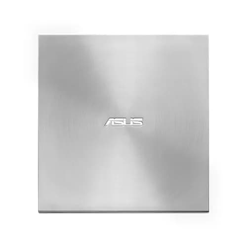 ASUS SDRW-08U7M-U, ohut ulkoinen DVD-kirjoitin, USB 2.0, hopea