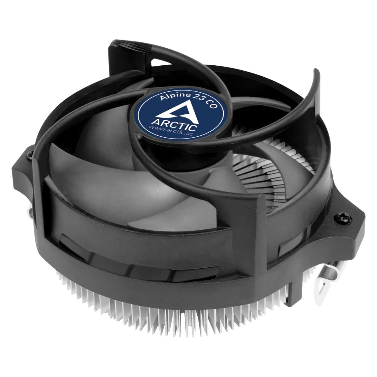 Arctic Alpine 23 CO, 90 mm -matalaprofiilinen prosessorijäähdytin, musta – ARCTIC