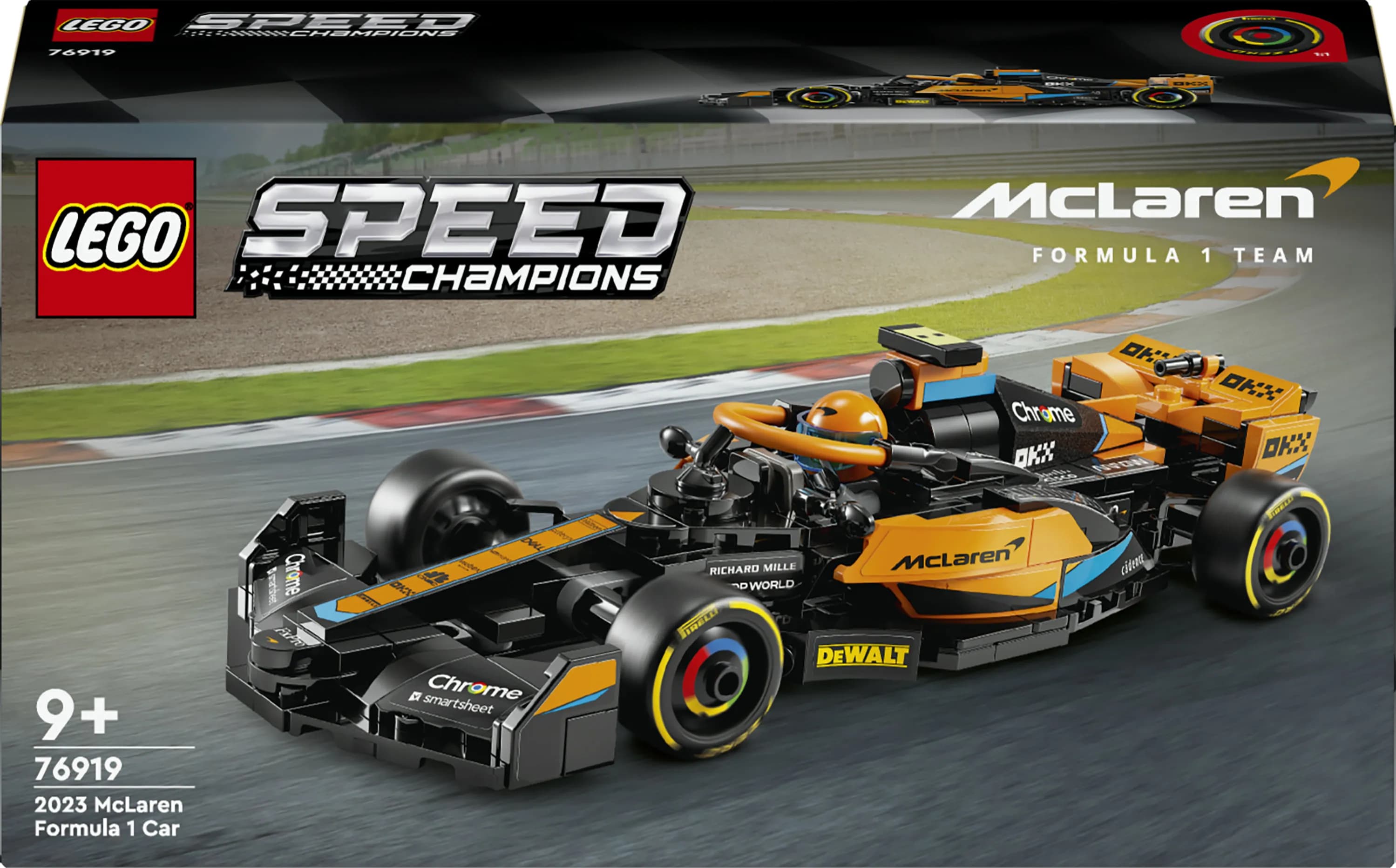 LEGO Speed Champions 2023 McLaren Formula 1 kilpa-auto 76919 – LEGO