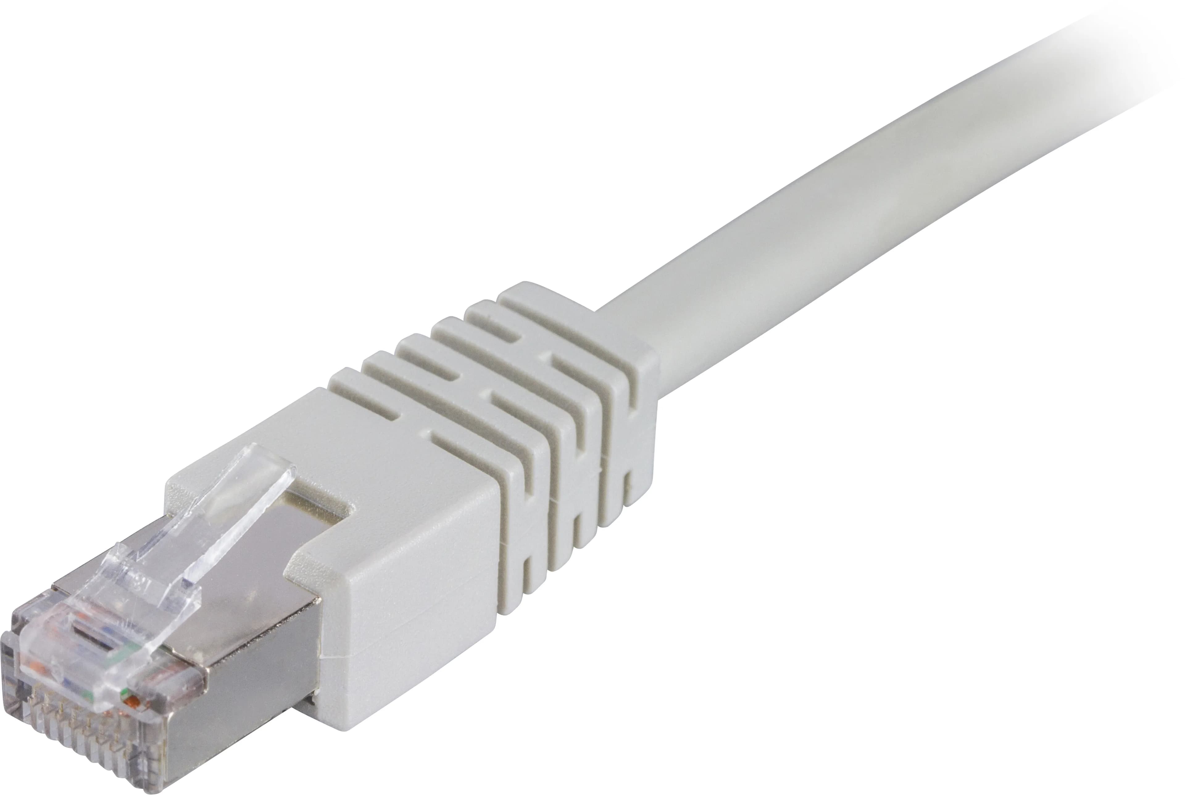 Cat6 F/UTP RJ45 10m -verkkokaapeli, harmaa