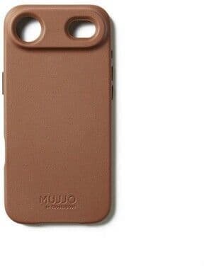 Mujjo Full Leather MagSafe, iPhone 17 -suojakuori, Tan – MUJJO