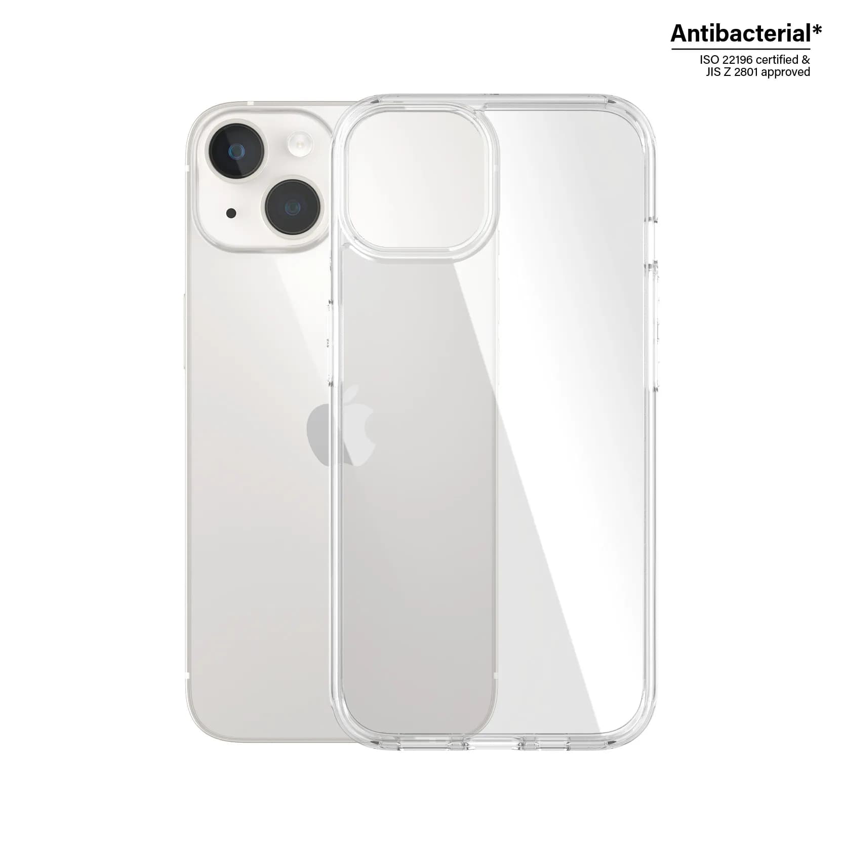 PanzerGlass iPhone 14 / 13 HardCase -suojakuori, Läpinäkyvä – Panzerglass
