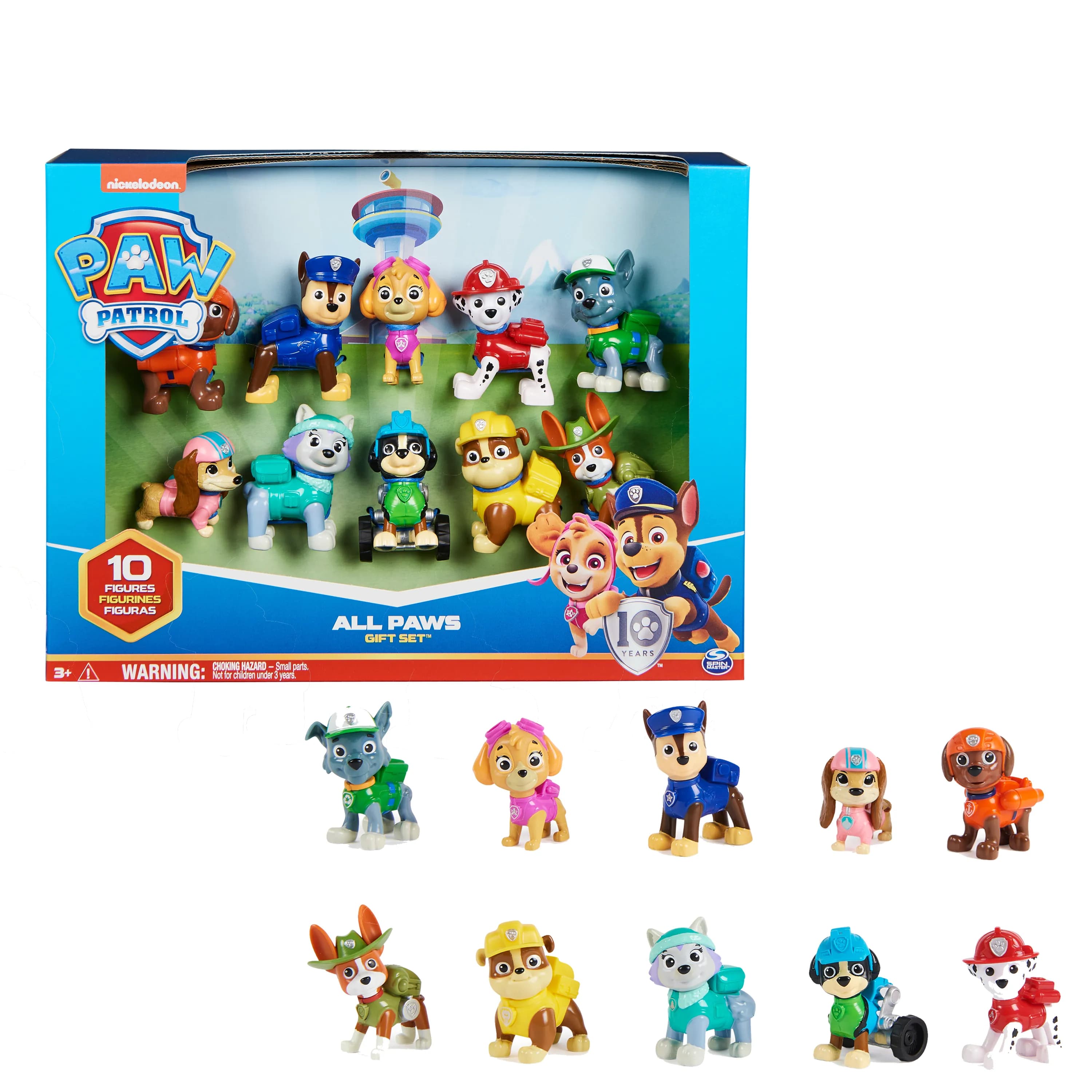 Spin Master Ryhmä Hau All Paws -hahmopakkaus, 10 figuuria