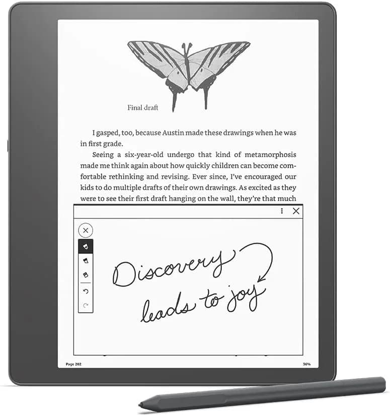 Amazon Kindle Scribe 10.2" 16 Gt -tabletti, musta – Amazon