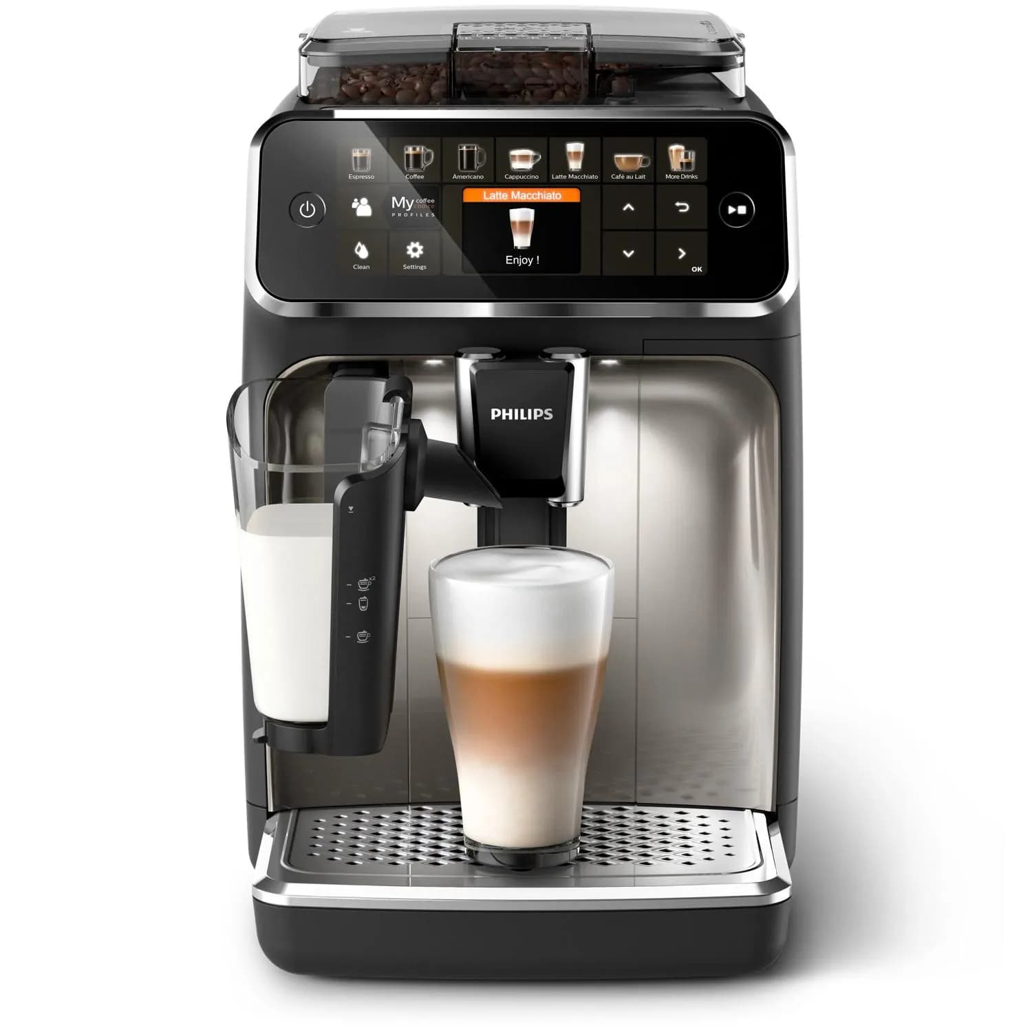 Philips 5400 series EP5447 Automatisk kaffemaskine Sort
