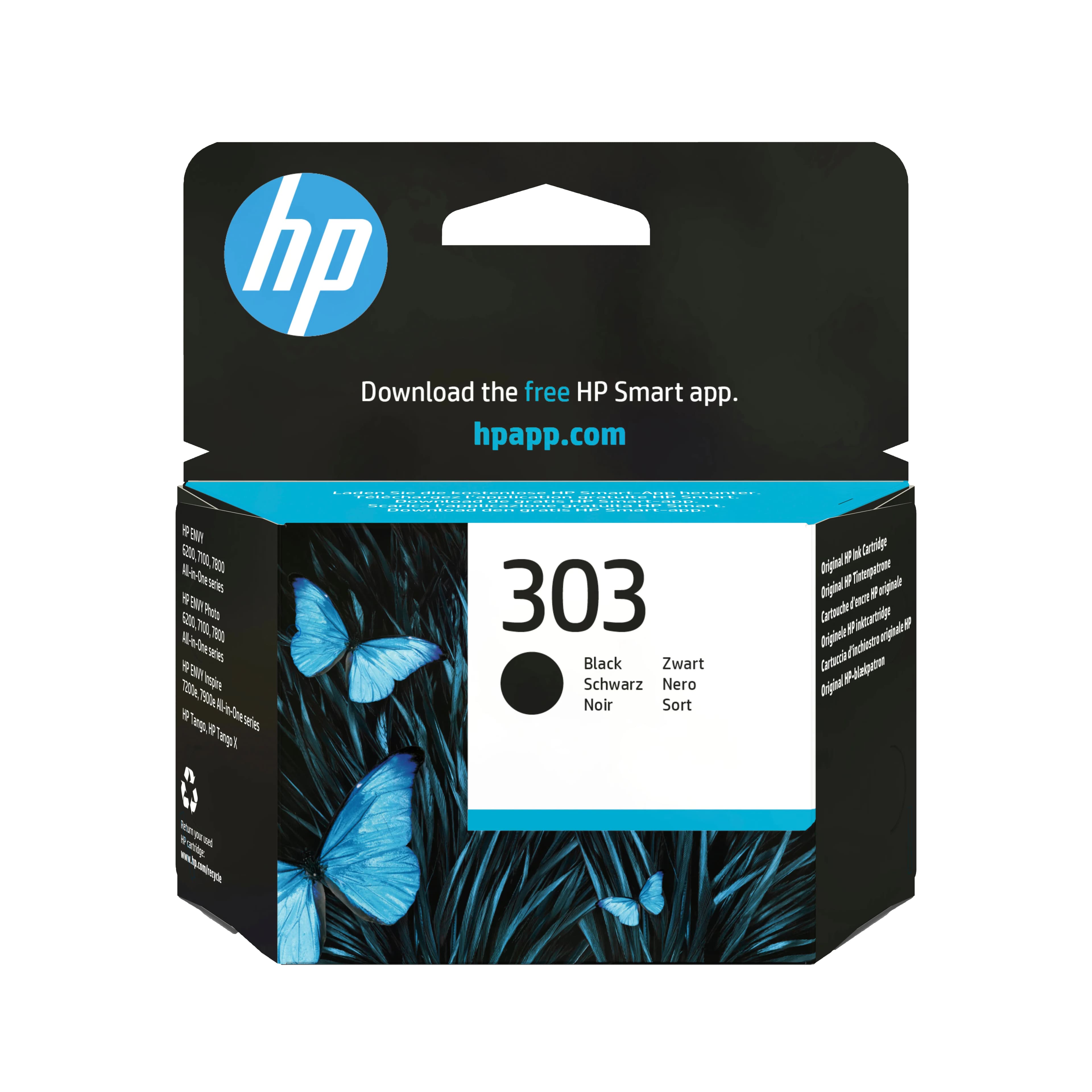 HP 303 -mustekasetti, 4 ml, musta