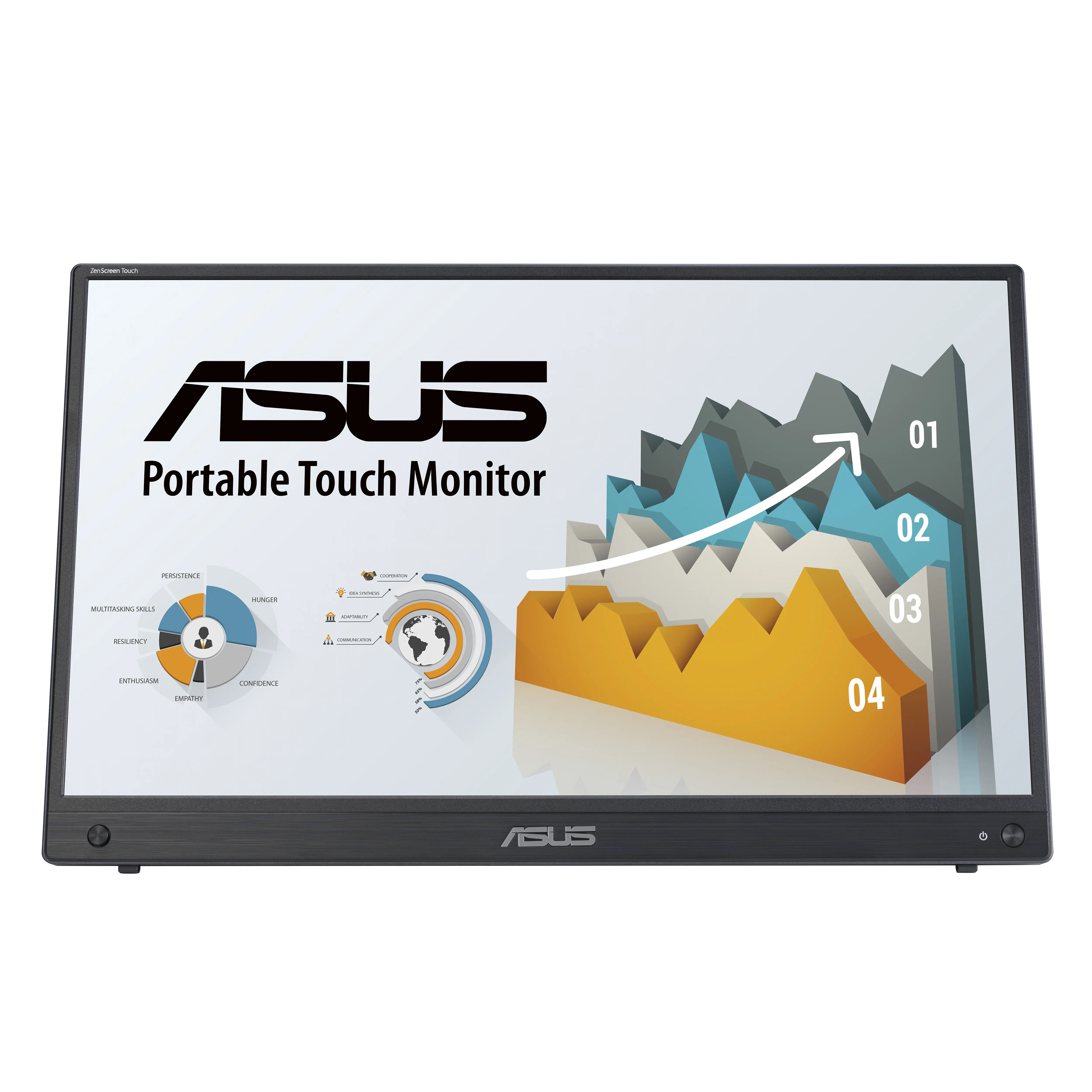 ASUS ZenScreen MB16AHT 15.6" Full HD, IPS, Kosketus -kannettava näyttö – ASUS