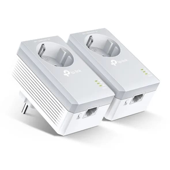 TP-LINK TL-PA4010P KIT V5 PowerLine-verkkosovitin 600 Mbit/s Ethernet LAN Valkoinen 2 kpl – TP-Link