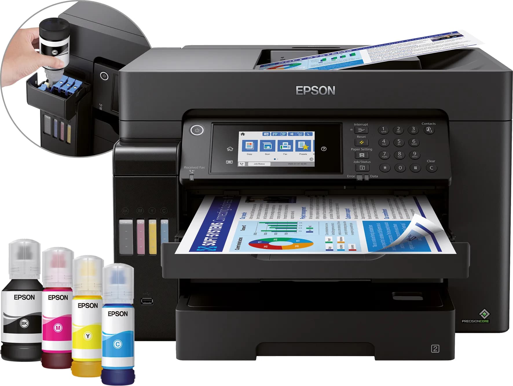 Epson EcoTank ET-16650 A3 -mustesuihkumonitoimilaite – Epson