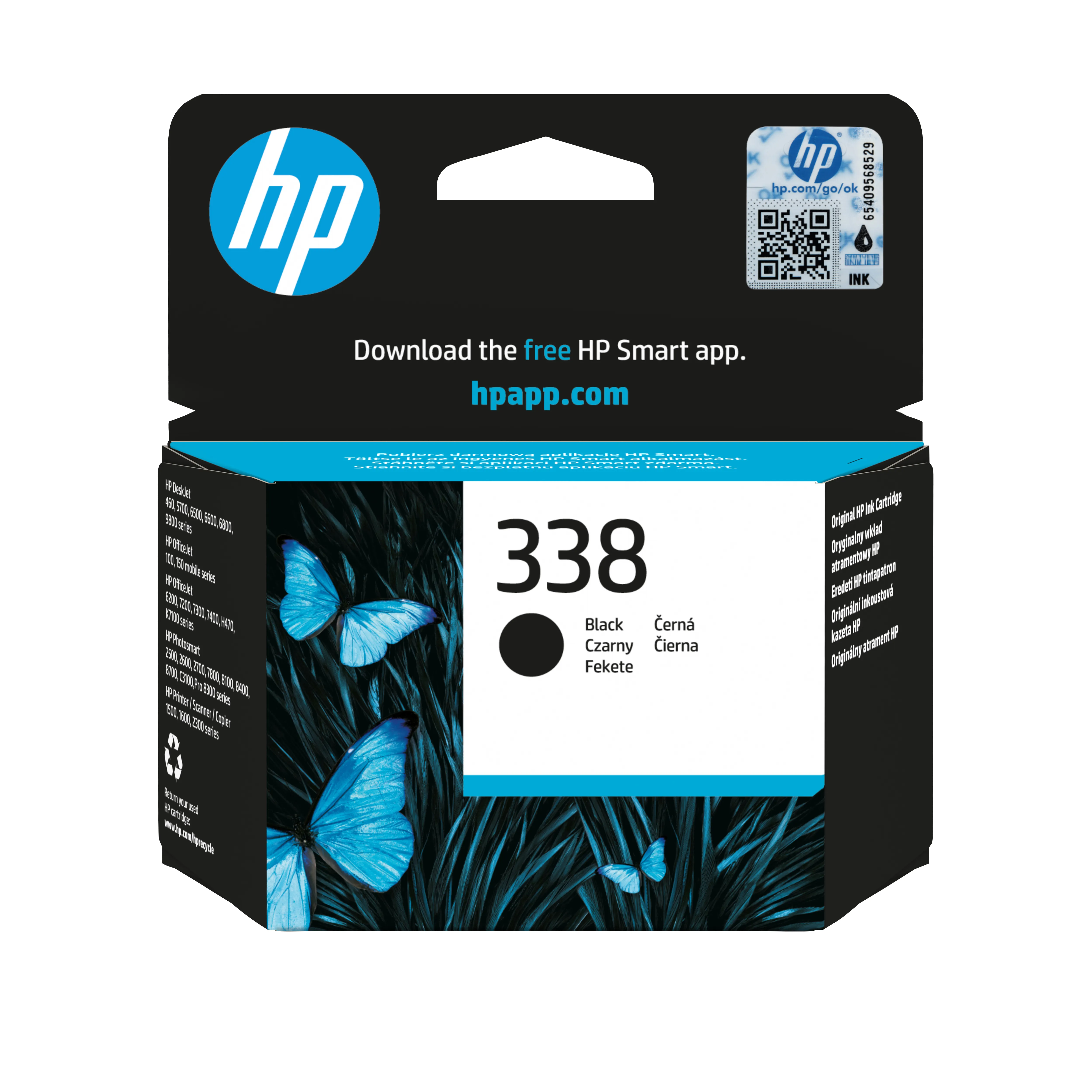 HP 338-mustekasetti, 11 ml, musta