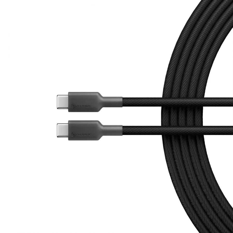ALOGIC Elements Pro USB-C -kaapeli, 100 W, 1 m, musta – Alogic