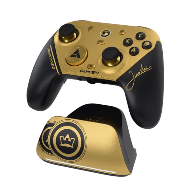 GameSir G7 Pro 8K - Champion Edition langallinen/langaton peliohjain PC:lle ja Xboxille, kulta/musta – GAMESIR