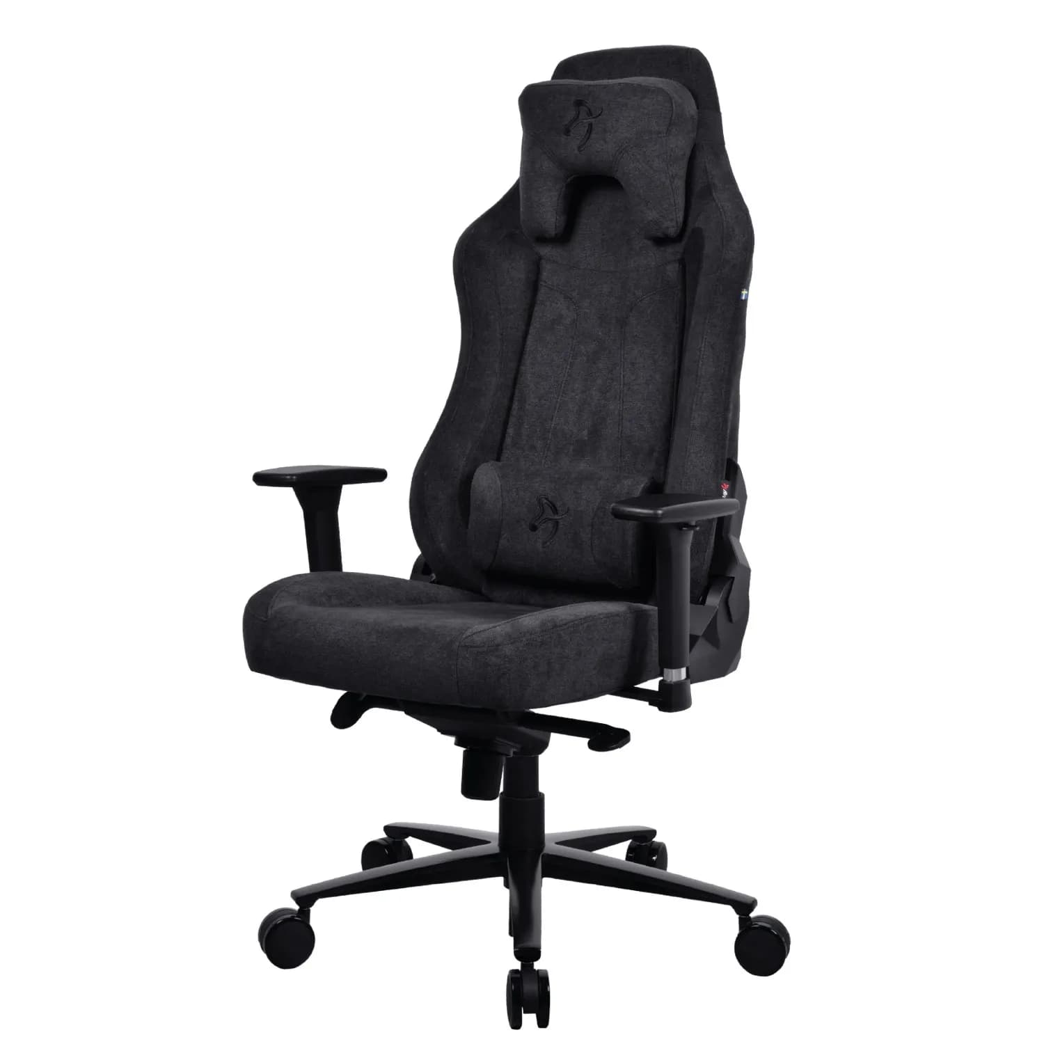 Arozzi Vernazza Soft Fabric -pelituoli, Musta (Pure Black) – AROZZI