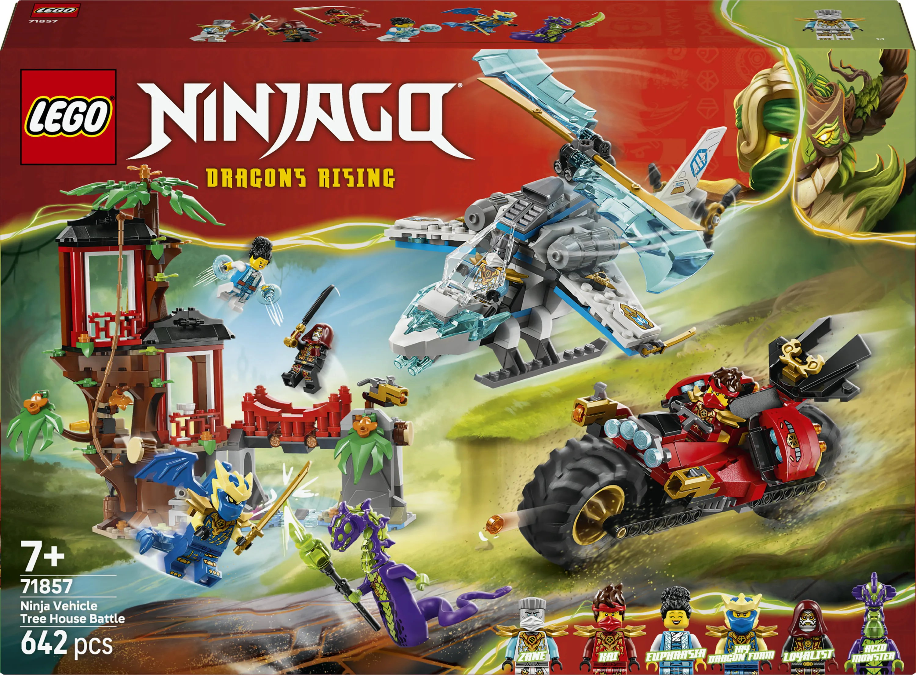 LEGO NINJAGO Ninjamenopelit ja puumajataistelu 71857
