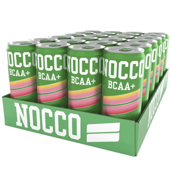 Nocco BCAA+ Peachango -energiajuoma, kofeiiniton, 330ml 24-pack