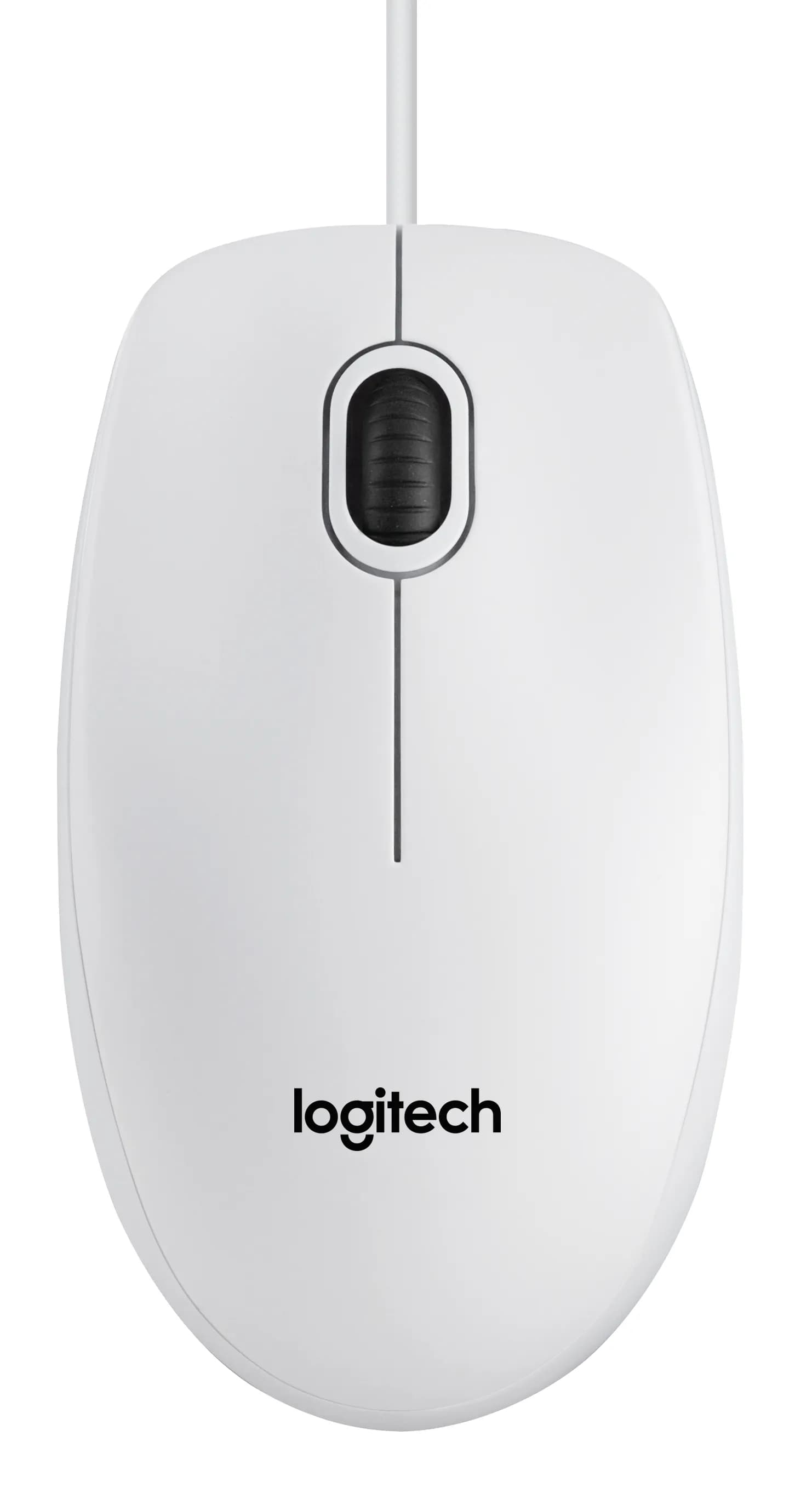 Logitech B100 -langallinen hiiri, valkoinen – Logitech
