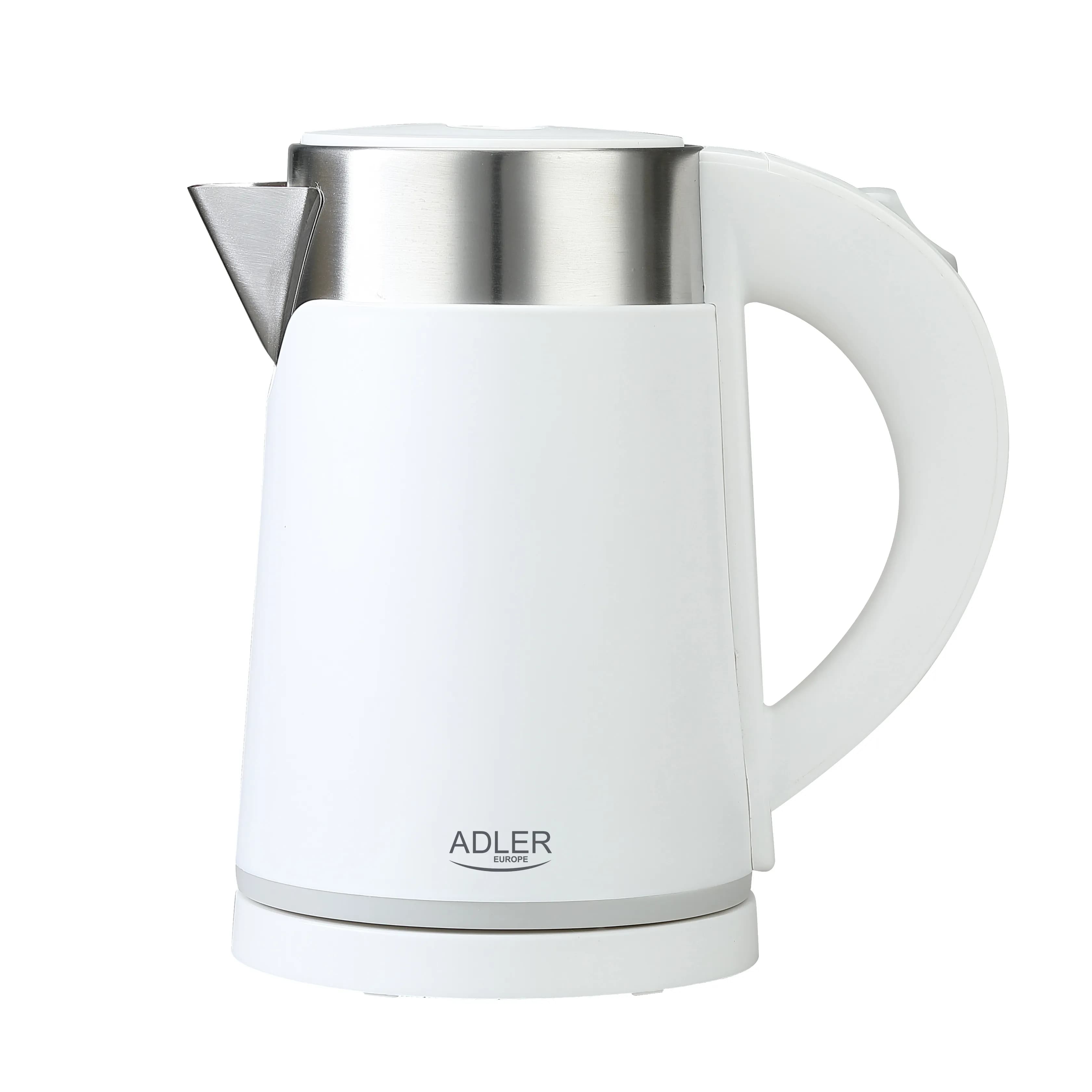 ADLER AD 1372w -vedenkeitin, 0,6 l, 800 W, valkoinen