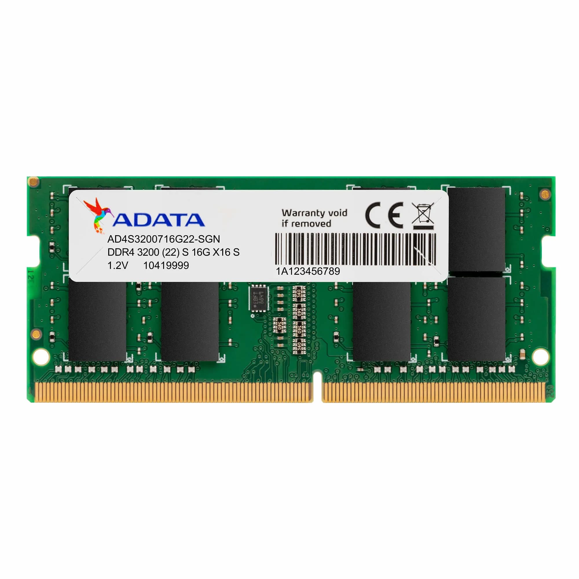 ADATA Premier 8 Gt (1 x 8 Gt) DDR4 3200 MHz -muisti, vihreä (XMP) – ADATA