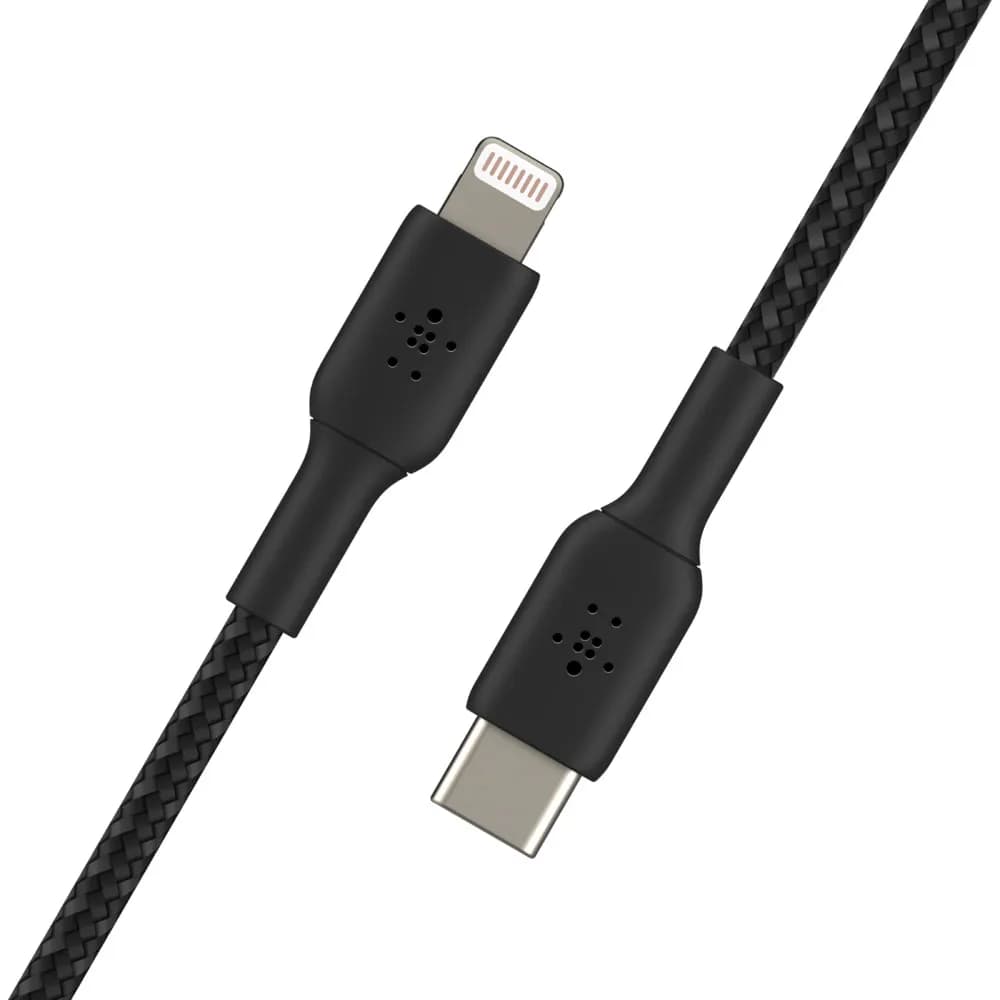 Belkin BOOST CHARGE USB-C – Lightning -kaapeli, 1 m, musta