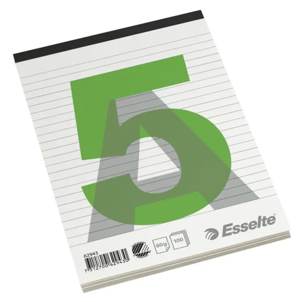 Avolehtiö A5 viivat – Esselte