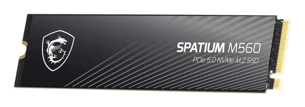 MSI Spatium M560 2 Tt M.2 PCIe 5.0 NVMe -SSD-levy – MSI