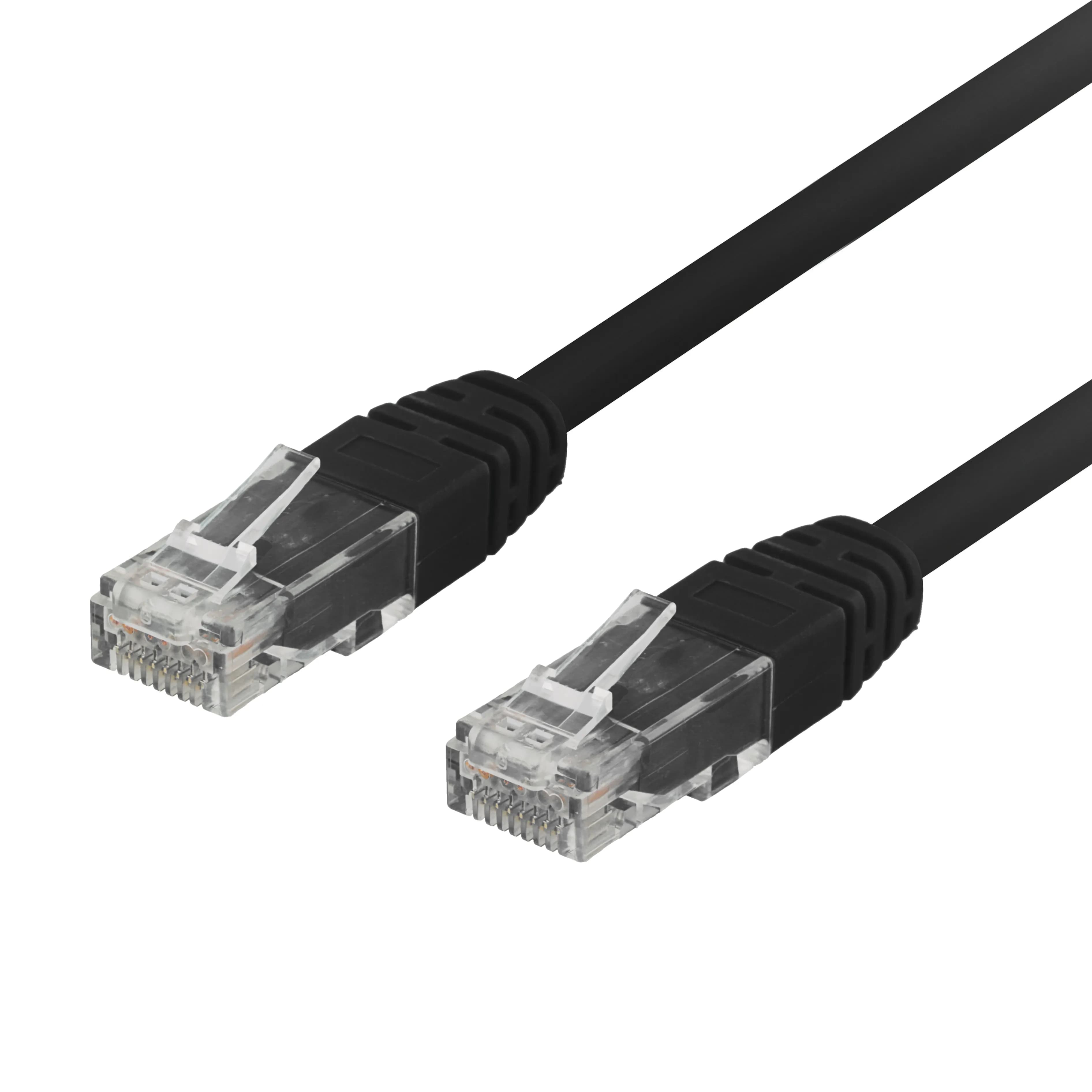 Deltaco Cat6 U/UTP RJ45 0.3m -verkkokaapeli, musta – Deltaco