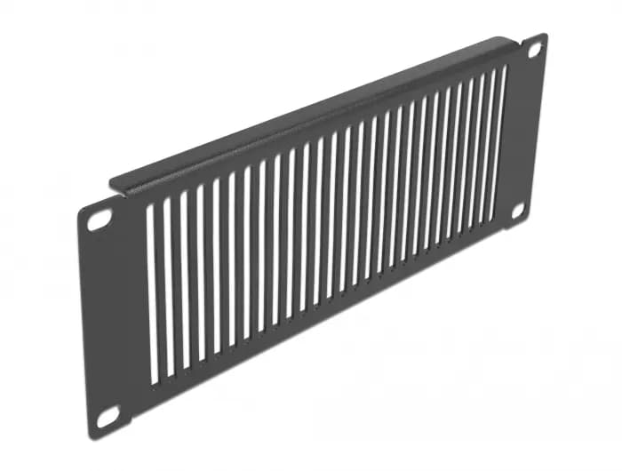 Delock 10? Network Cabinet Panel with ventilation slots vertical 2U bl