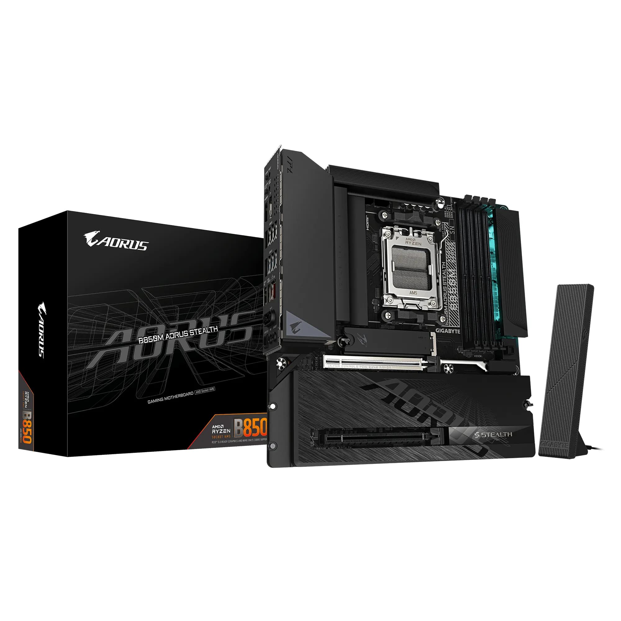 Gigabyte B850M AORUS STEALTH WIFI AM5 mATX-emolevy