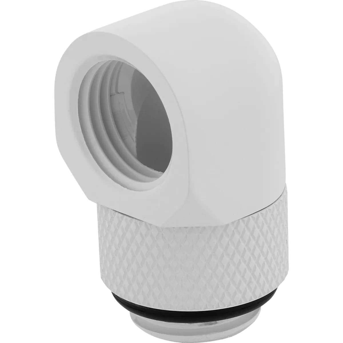 Corsair Fitting (adapter),XF Adapter 2-pack (90° Angled rotary_ glossy white)