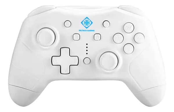 Deltaco Gaming bluetooth controller, valkoinen (PC, Android, Nintendo Switch)