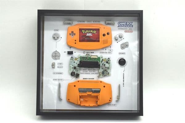 GRC Retro Art Nintendo Gameboy Advance Console -display, Oranssi – GRC