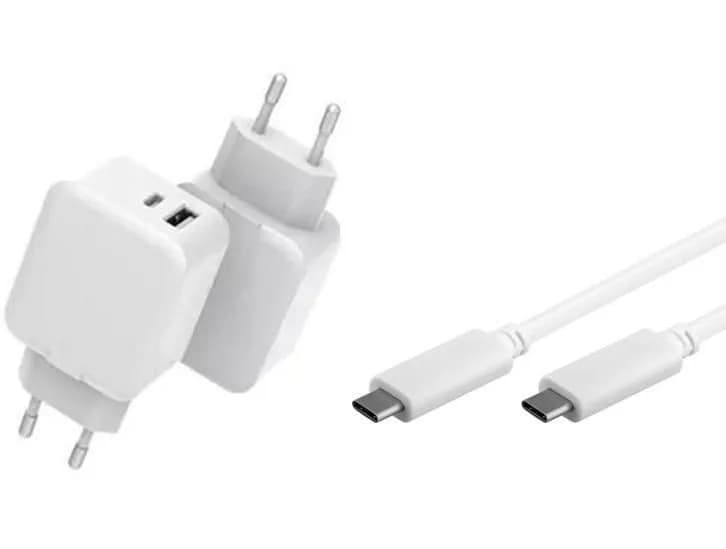 USB-C Charger with 1meter USB-C Cable 30W 5V-12V/2A-3A