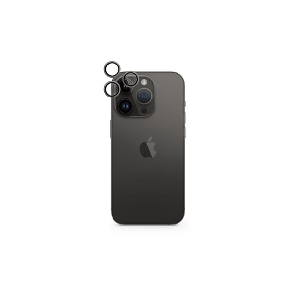 Epico Aluminium Lens, iPhone 14 Pro / 14 Pro Max -kameran linssinsuoja, Space Black – EPICO