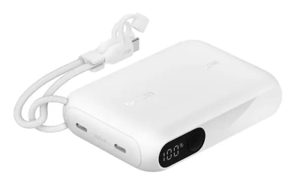 10k PD20W Pwr Bank w Display White