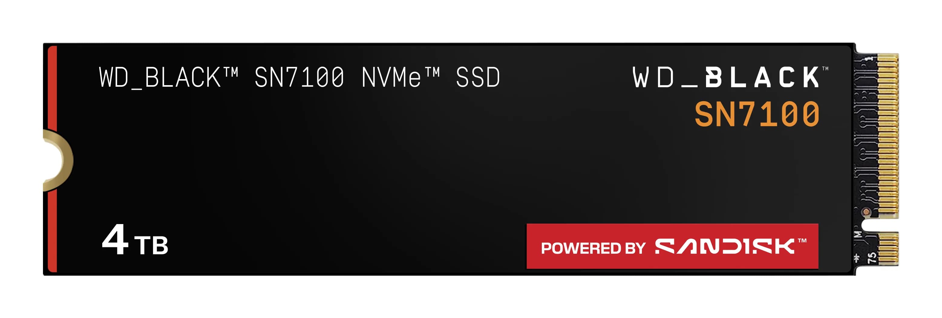 WD BLACK SN7100 4 Tt M.2 PCIe 4.0 NVMe -SSD-levy – WESTERN DIGITAL