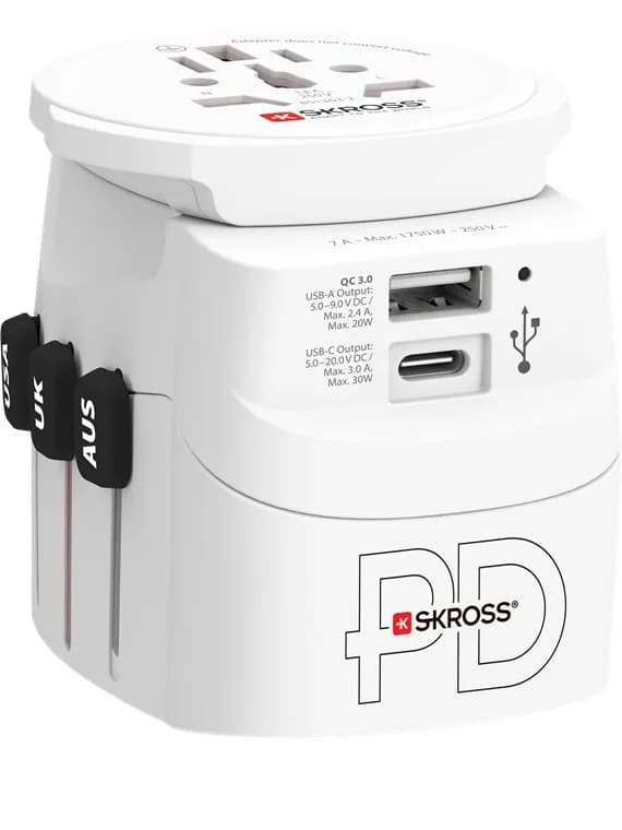PRO Light World AC30PD Reseadapter USB PD 30W – Skross