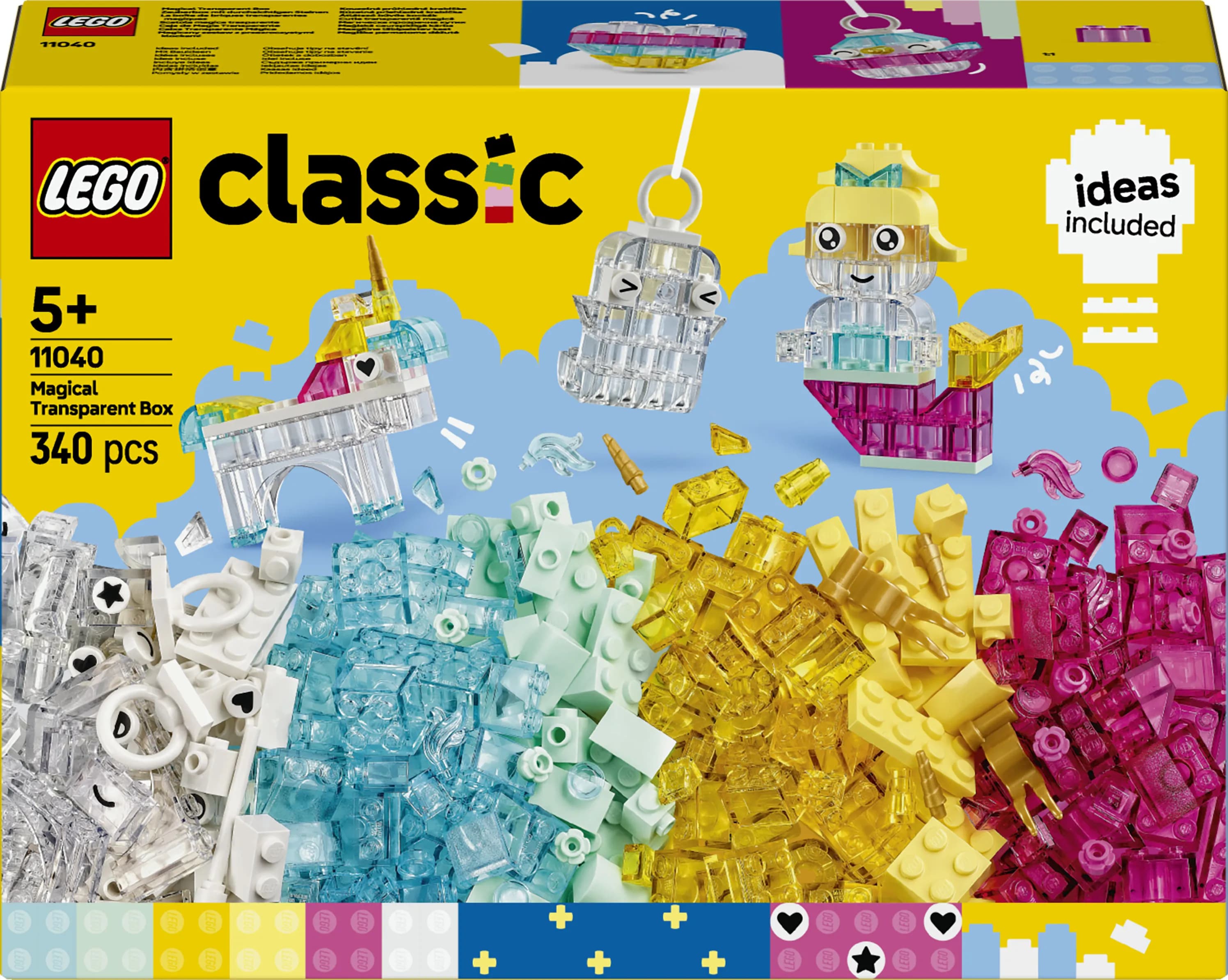 LEGO Classic Transparent Bricks Magic Box 11040 – LEGO