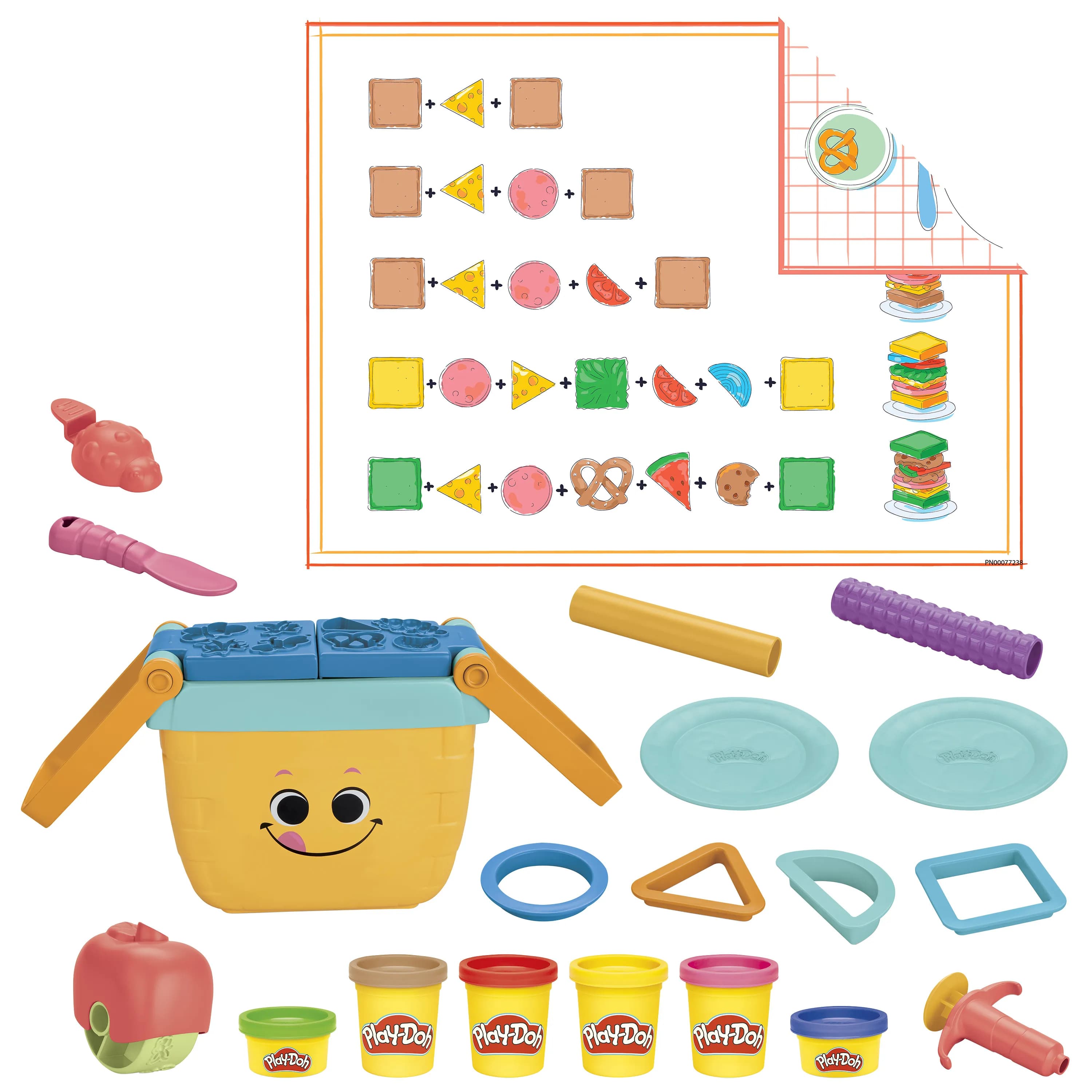 Play-Doh Playset Picnic Shapes Starter Set – Play Doh