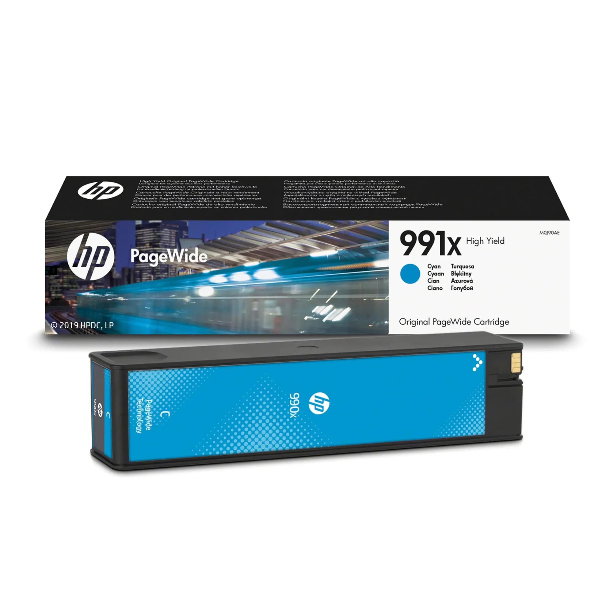 HP 991X Suuri kapasiteetti -mustekasetti, 193 ml, syaani – HEWLETT-PACKARD
