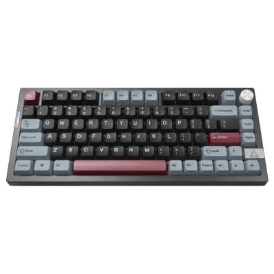 Montech MKey PRO 75% Darkness -langaton mekaaninen ergonominen pelinäppäimistö, Gateron G Pro 3.0 Brown, musta/punainen – MONTECH